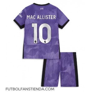 Liverpool Alexis Mac Allister #10 Tercera Equipación Niños 2023-24 Manga Corta (+ Pantalones cortos)